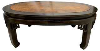 Ethan Allen Patchwork Burl Coffee Table Von Meyer Ltd Top