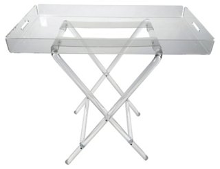 lucite changing table