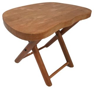 collapsible wooden stool