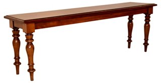 Three Seat Mahogany Bench Nadeau Dallas