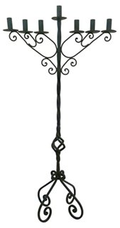 Supellex Decor Wrought Iron Floor Candelabra One Kings Lane