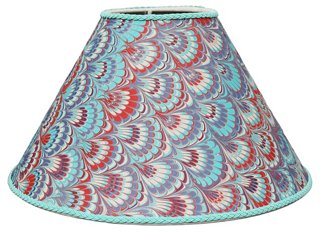 Rose Victoria Hand Made Marbled Paper Lampshade One Kings Lane