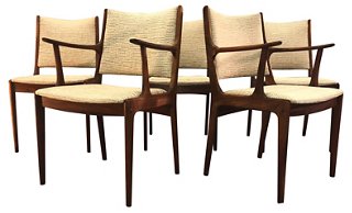 rosewood dining room chairs