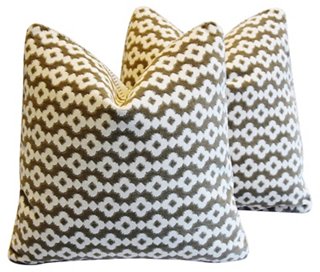 Manuel Canovas Velvet Pillows Pair One Kings Lane