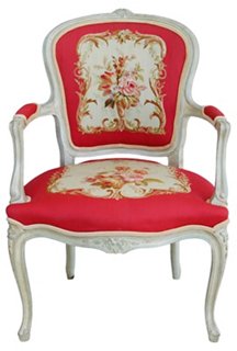 Mike Seratt Of The Prized Pig French Louis Xv Style Needlepoint