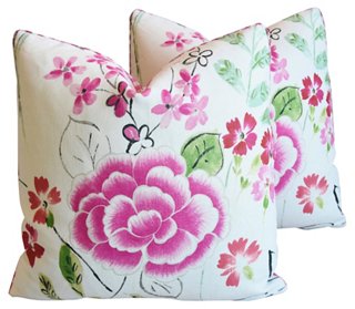 Mike Seratt Of The Prized Pig Manuel Canovas Floral Linen