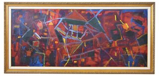 Juan Guzman Colorful Abstract Art Mirrors Sale By Category