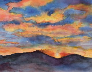 Mcnaught Fine Art Taos Sunset By Victoria Peacock One Kings Lane