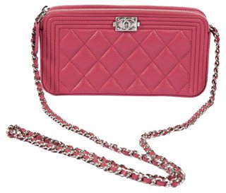chanel cross body wallet