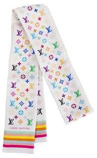 Multicolor Murakami Louis Vuitton monogram print on cotton fabric