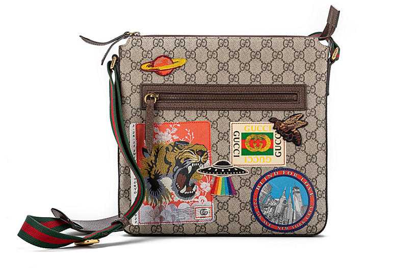 Vintage Lux - Gucci Stickers Tiger Cross Body Bag New | One Kings Lane