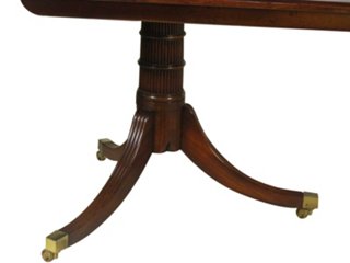 The Barn at 17 Antiques RegencyStyle Inlaid Dining Table One Kings