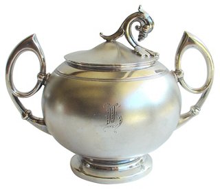 The Montecito Collection 1890s Tufts Silver Tea Set 3 Pcs One Kings Lane