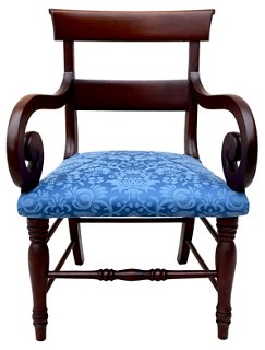 Cannery Row Home American Empire Regency Armchair One Kings Lane