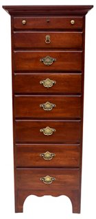 Cannery Row Home Solid Cherry Chippendale Lingerie Chest One
