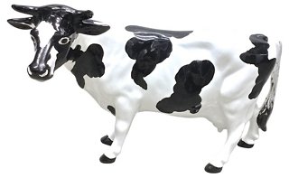holstein cow figurine