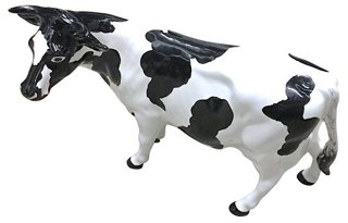 Vermilion Designs - Ceramic Holstein Cow Figurine | One Kings Lane