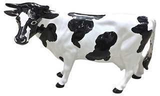 Vermilion Designs - Ceramic Holstein Cow Figurine | One Kings Lane
