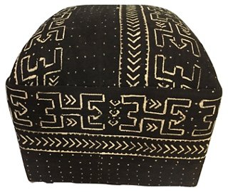 Ethnika Home Decor And Antiques Lg Ottoman In African Malian Mud