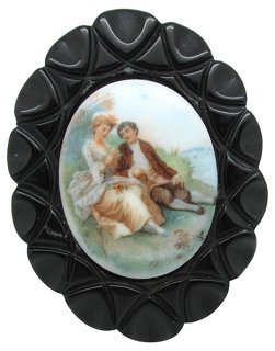 bakelite brooch