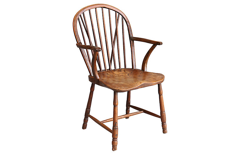Faded Rose Antiques Llc Antique English Windsor Youth Chair
