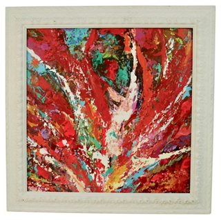 Brunelli Designs Inc Red Abstract Painting One Kings Lane