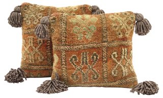 Habibi Imports Moroccan Throw Pillows, Pair One Kings Lane