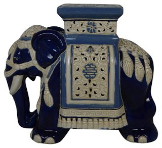 Theodora Antiques Design Elephant Garden Stool One Kings Lane