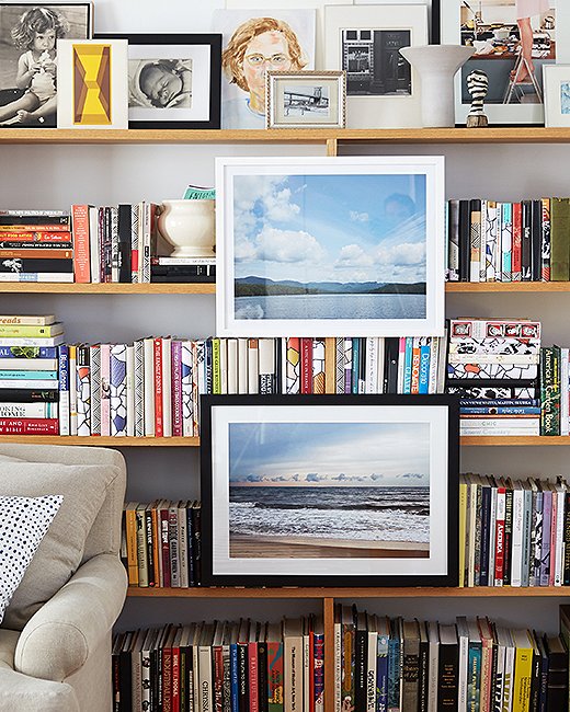 Tips For Hanging Art On Bookcases One Kings Lane