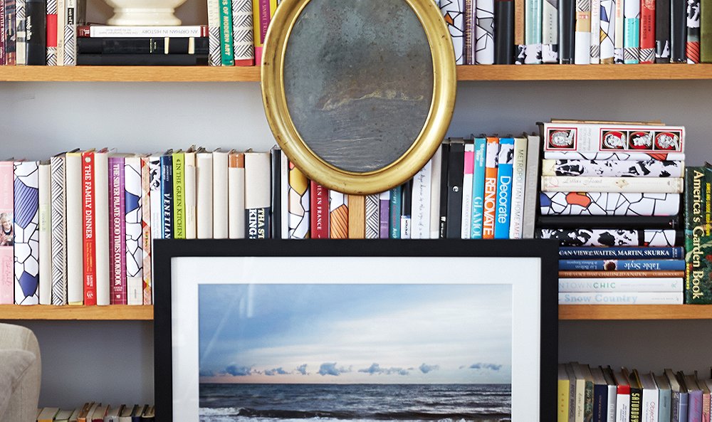 Tips For Hanging Art On Bookcases One Kings Lane