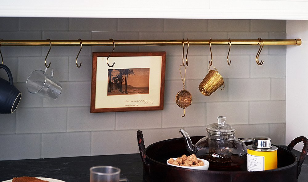 Kitchen Storage Ideas Brass Rod Diy One Kings Lane